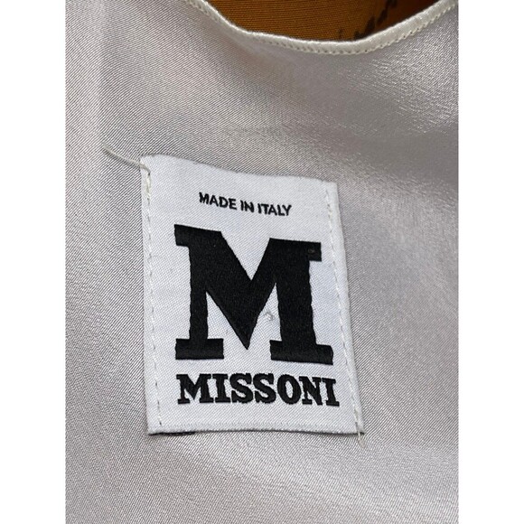 M MISSONI ABSTRACT SILK DRESS SIZE 6 - Picture 9 of 12